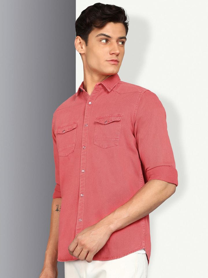 KUONS AVENUEMen Denim Casual Shirt - Image 3
