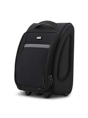 BLACK SOLID TROLLEY BACK