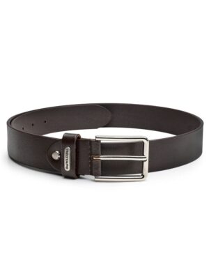 Men Brown Solid Formal Leather Belt