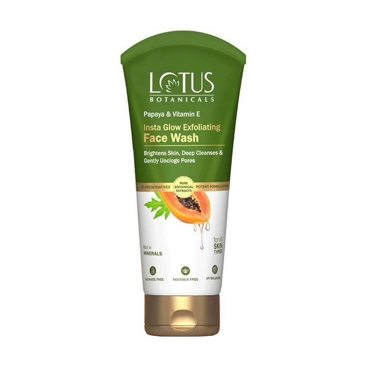 Lotus Botanicals Papaya & Vitamin E FACE WASH - Image 3