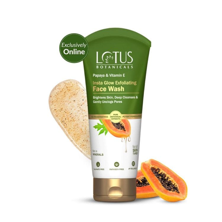 Lotus Botanicals Papaya & Vitamin E FACE WASH - Image 4