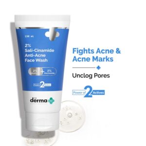 The Derma Co Sali-Cinamide Anti-Acne Face Wash