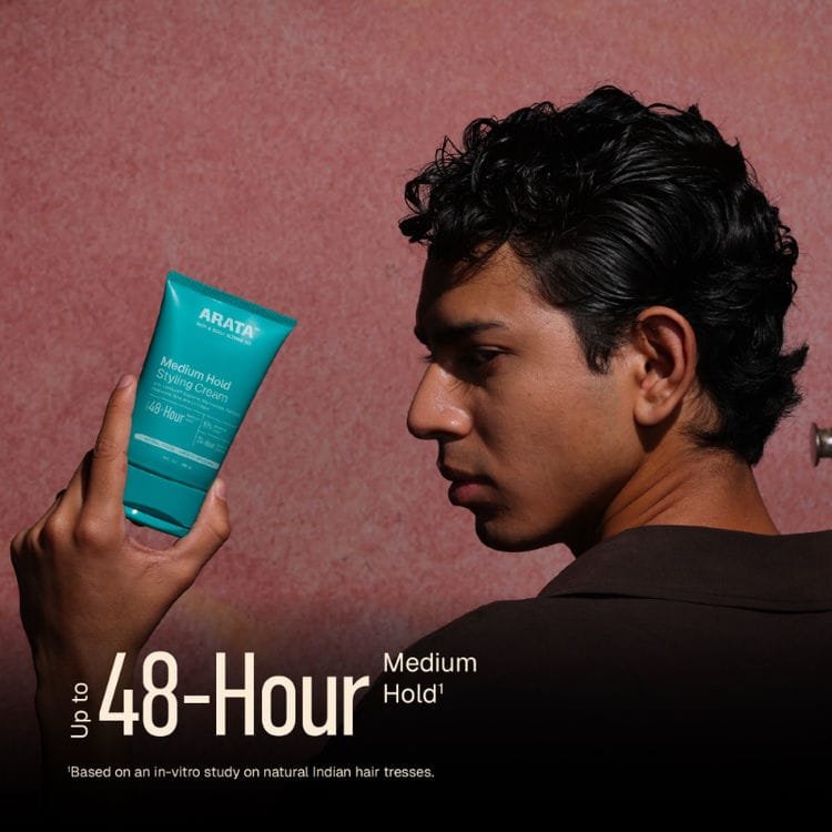 Arata Styling Hair Cream For Frizz Free & Definition - Image 3