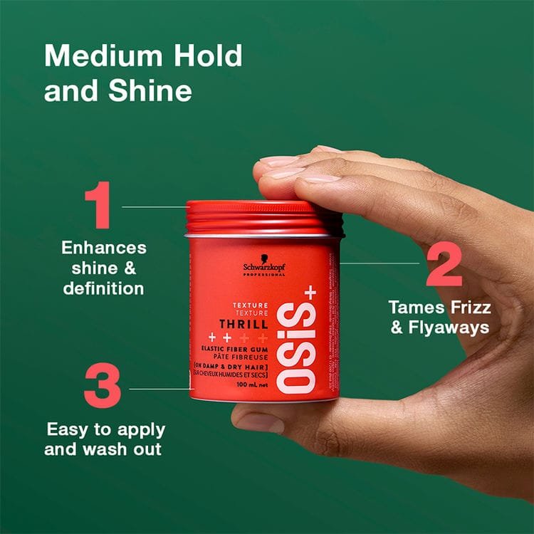Schwarzkopf Professional OSiS+ Thrill Elastic Hair Styling Fibre Gum - Image 2