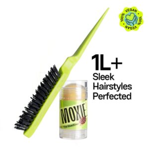 Moxie Beauty The Headliner Wax Stick & Hair Finishing Brush Duo